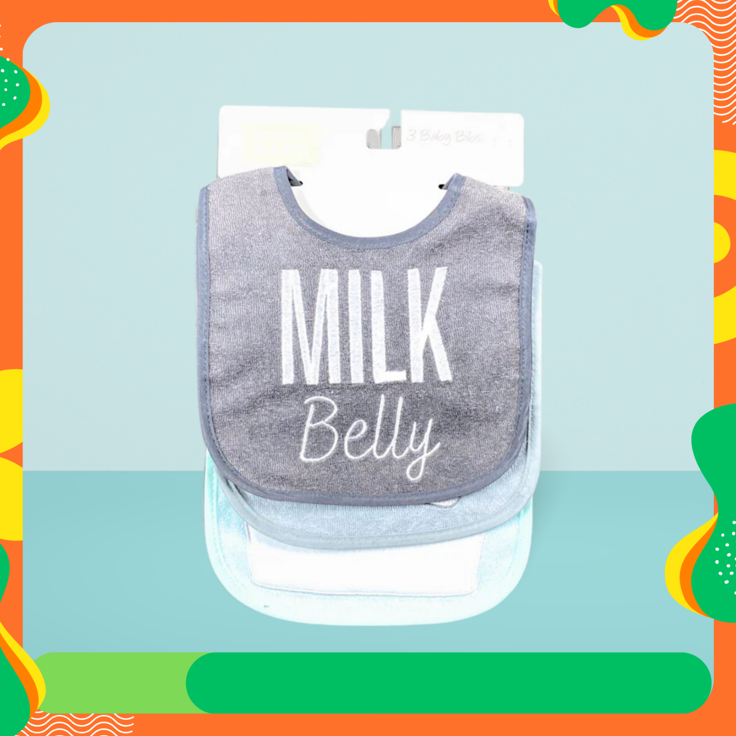 Imported Cotton Terry Bibs Pack of 3