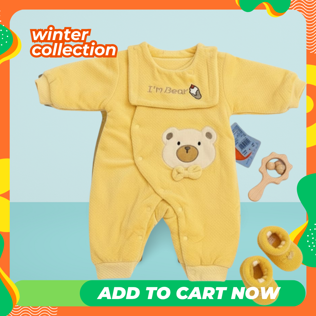 Imported Plush Velvet Baby Romper