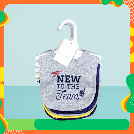 Hudson New Team 5 Piece Bib Set