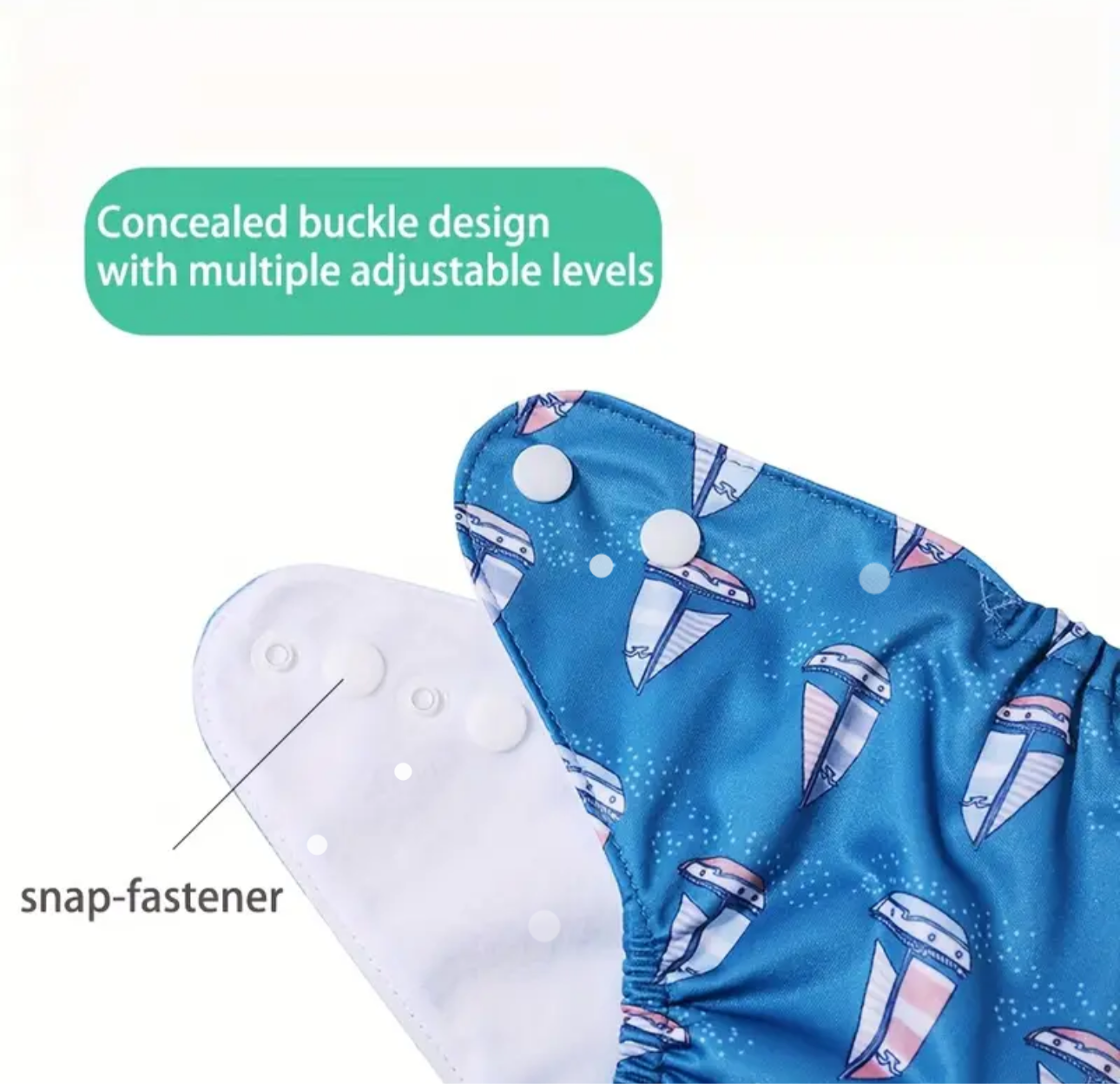Reuseable &Adjustable High Quality Diapers (0-3 Years)