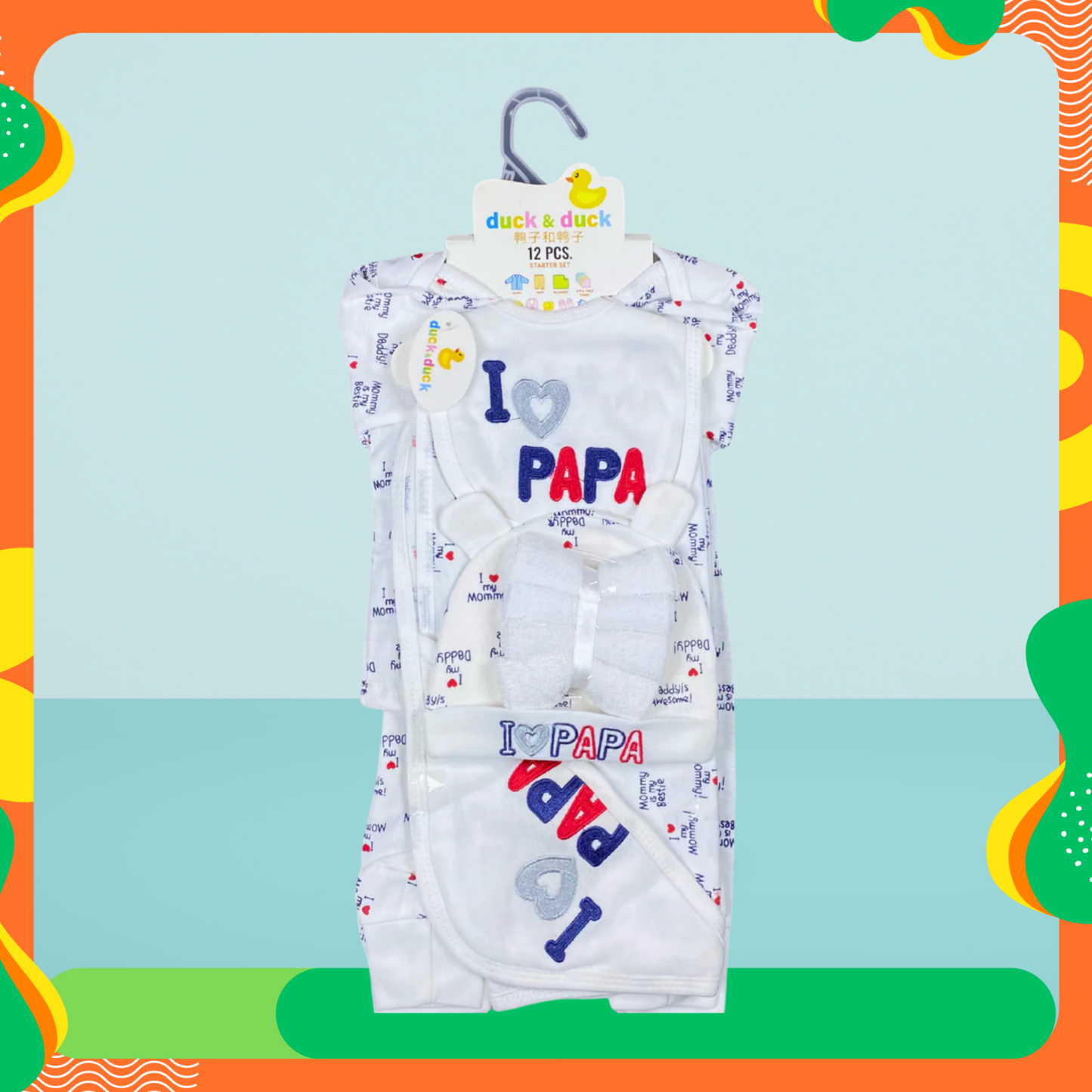 I Love Papa 12 Piece Starter set