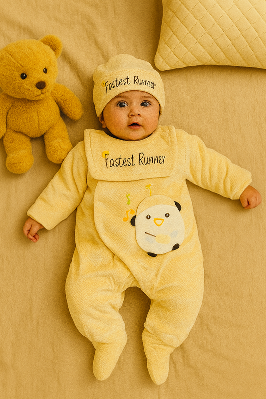 Imported Quilted Baby Romper
