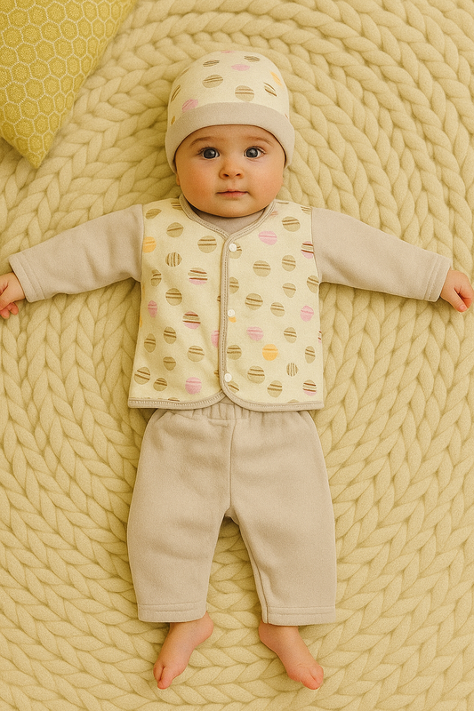 Round Print Outfit Set (3-Pack)
