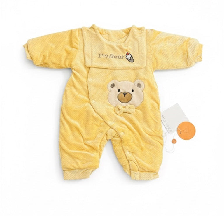 Imported Plush Velvet Baby Romper