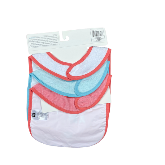 Hudson Baby 3 Piece Cotton Terry Bib Set