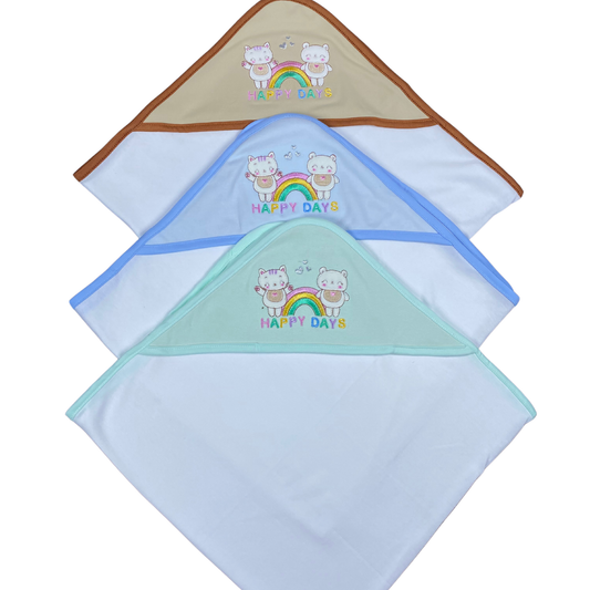 Imported Thai Cotton Terry Hooded Wrapping Sheets