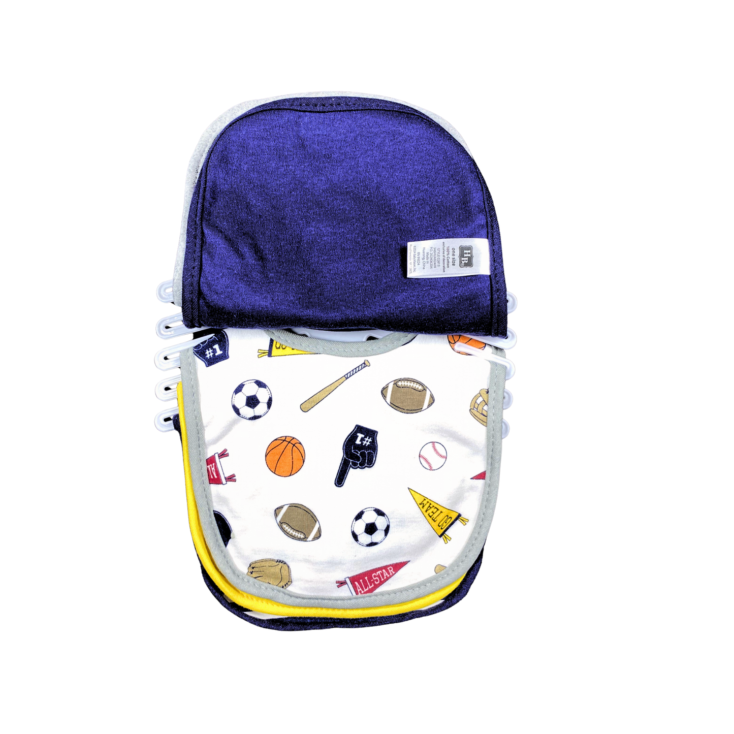 Hudson New Team 5 Piece Bib Set
