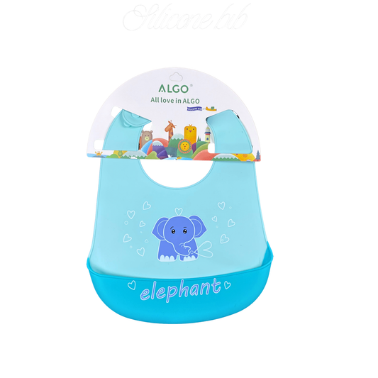 Imported Algo Baby Unisex Baby Silicone Bib