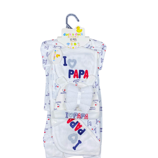 I Love Papa 12 Piece Starter set