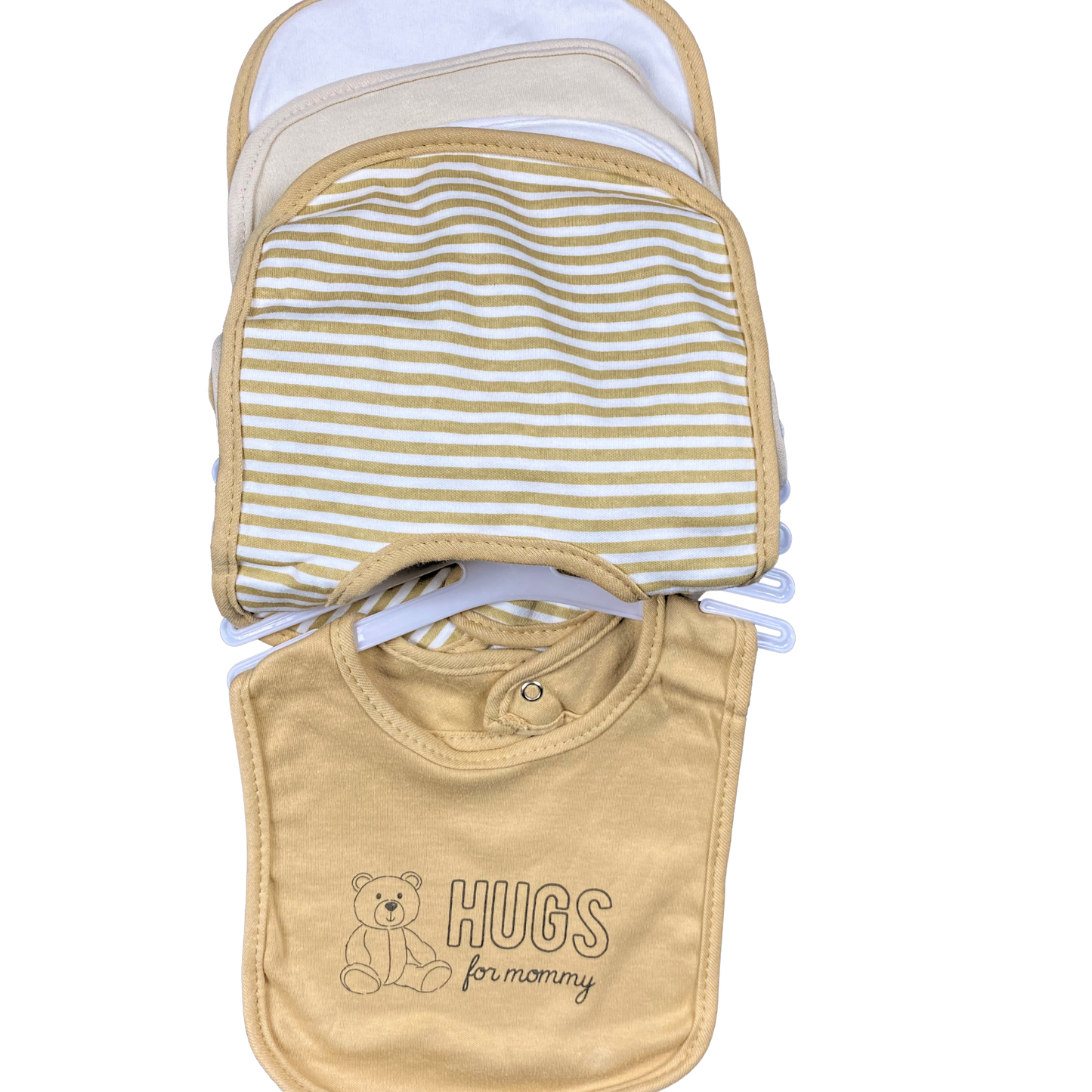 Hudson Baby Bear 5 Piece Bib Set