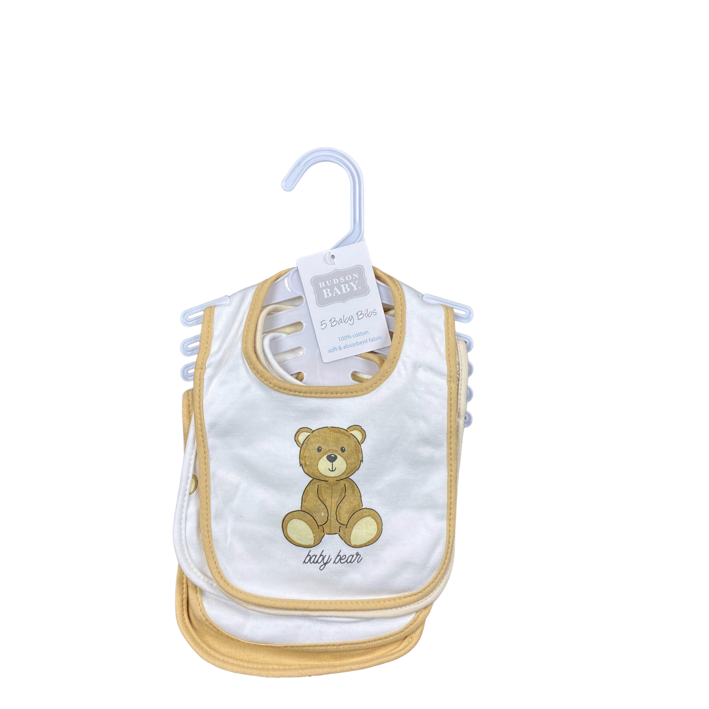 Hudson Baby Bear 5 Piece Bib Set