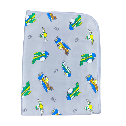 Imported Airplane Print Waterproof Changing Mat